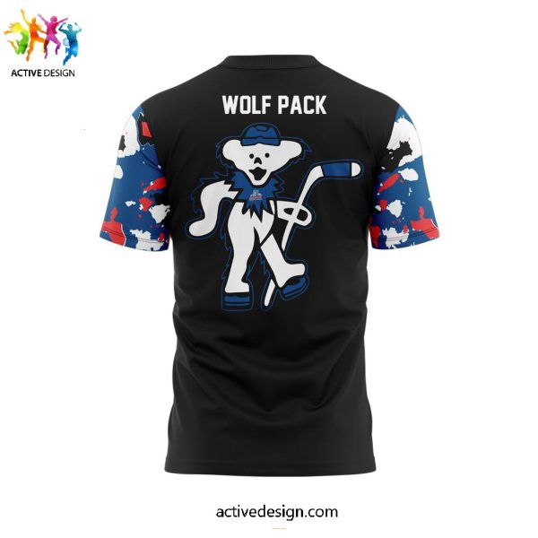 Hartford Wolf Pack x Grateful Dead Night Special New 3D T-Shirt