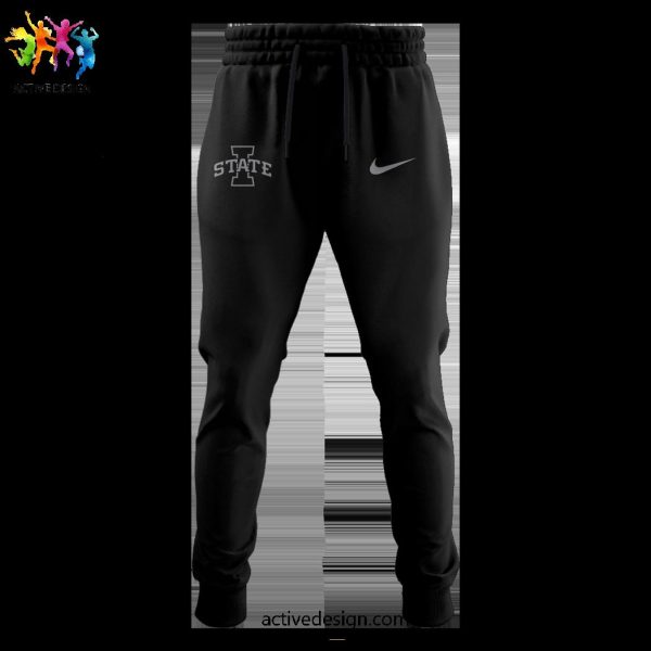 Iowa State Cyclones x Coach Matt Campbell Limited Veteran Black Hoodie Long Pant Cap