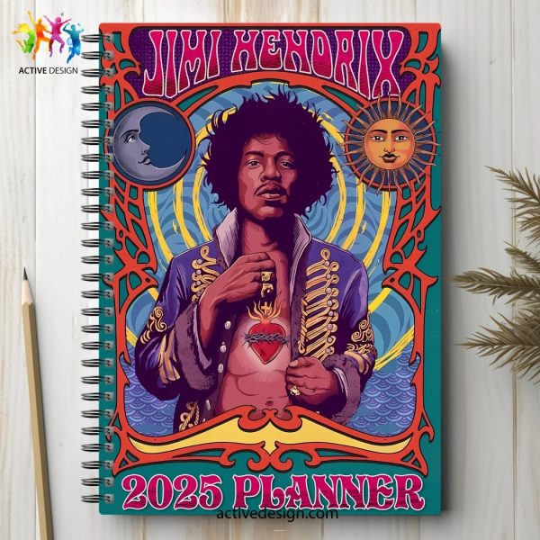 Jimi Hendrix 2025 Planner