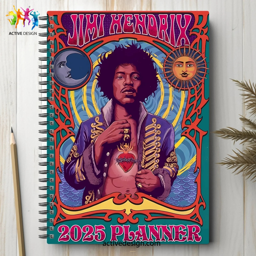 Jimi Hendrix 2025 Planner Jimi Hendrix 2025 Planner