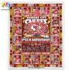 Kansas City Chiefs Forever Champions 2024 2025 Limited Edition Fleece Blanket