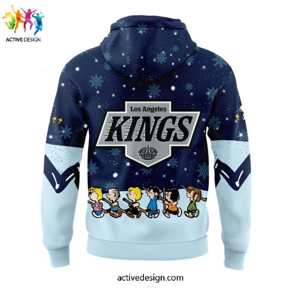 Los Angeles Kings Snoopy x Peanuts Holiday Speciality Hoodie Long Pant Cap