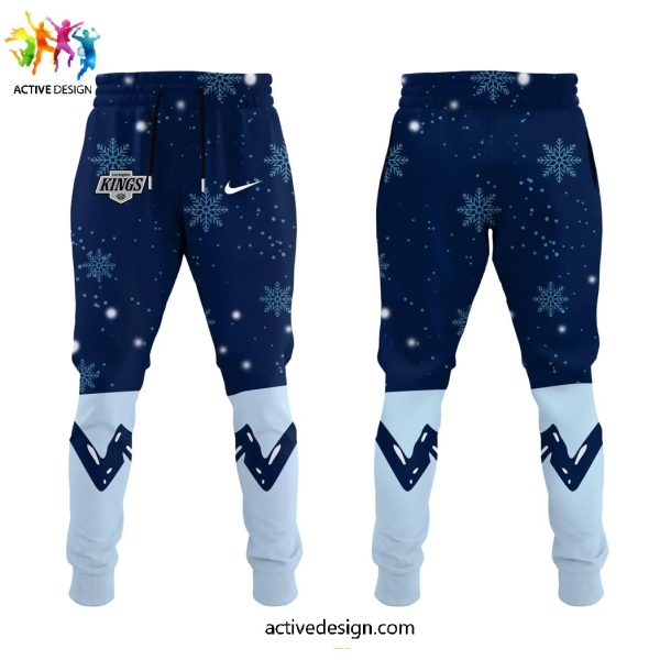 Los Angeles Kings Snoopy x Peanuts Holiday Speciality Hoodie Long Pant Cap
