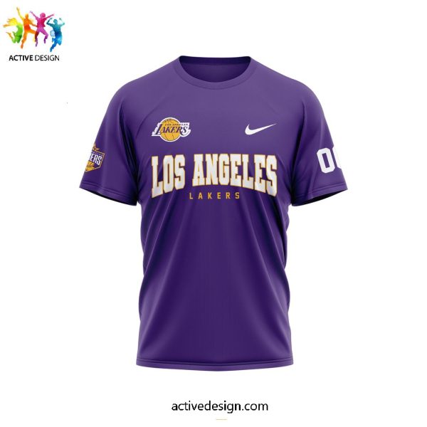 Los Angeles Lakers NBA Lake Show 19 47 Custom Number 3D T-Shirt