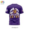Los Angeles Laker NBA Lake Show 19 47 Custom Number 3D T Shirt
