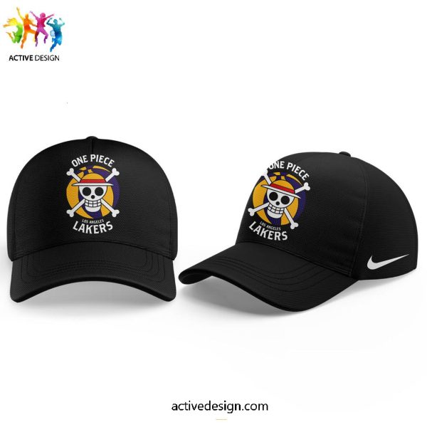 Los Angeles Lakers x Luffy Gear 5 One Piece Game Night Collab Limited Edition Black Hoodie Longpants Cap