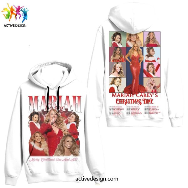 Mariah Carey Merry Christmas One And All 3D T-Shirt