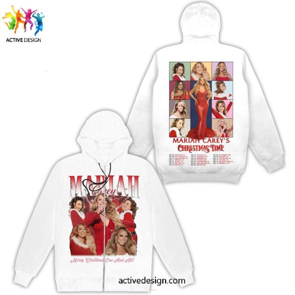 Mariah Carey Merry Christmas One And All 3D T-Shirt