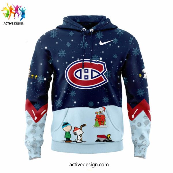 Montreal Canadiens x Peanuts & Snoopy Holiday Speciality New Edition Hoodie Long Pants Cap