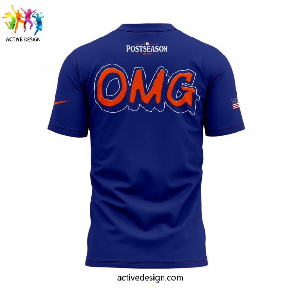 New York Mets Never Stop Fighting For America OMG 3D T-Shirt