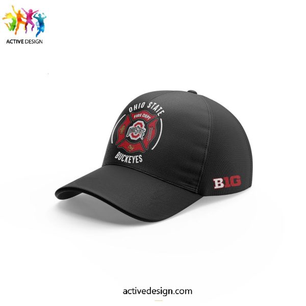 Ohio State Buckeyes x Firefighter Appreciation Night Limited 2024 Zipper Hoodie Long Pants Cap