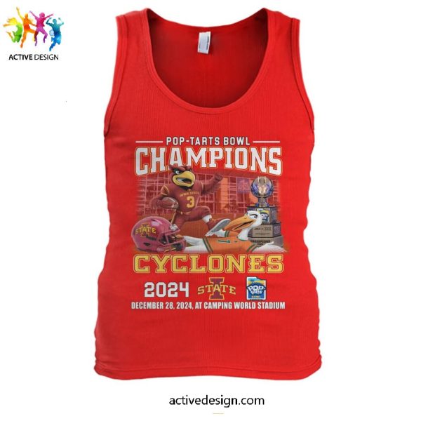 Pop-Tarts Bowl Champions Iowa State Cyclones 2024 Limited Edition T-Shirt