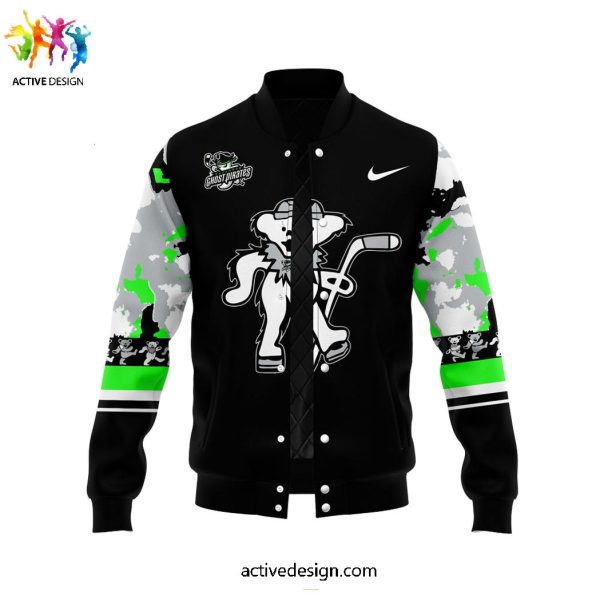 Savannah Ghost Pirates Grateful Dead Night Special New Baseball Jacket