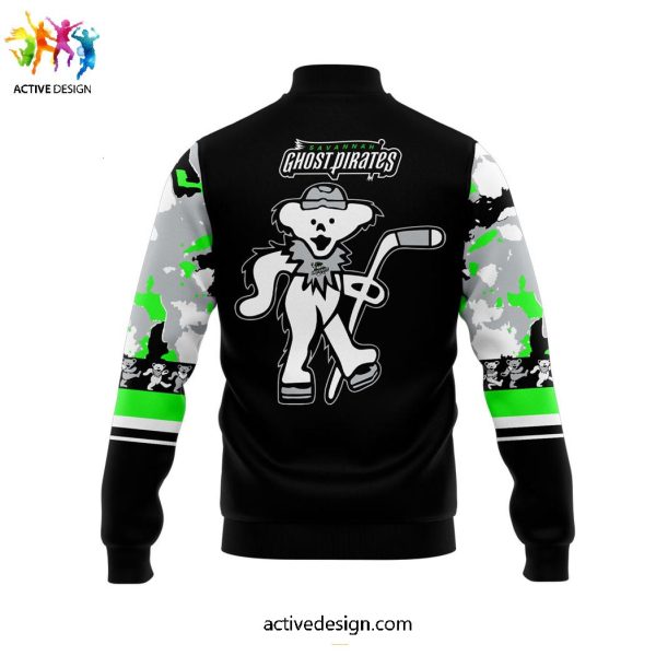 Savannah Ghost Pirates Grateful Dead Night Special New Baseball Jacket
