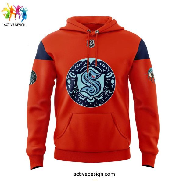 Seattle Kraken x Indigenous Peoples Night Hoodie Long Pant Cap