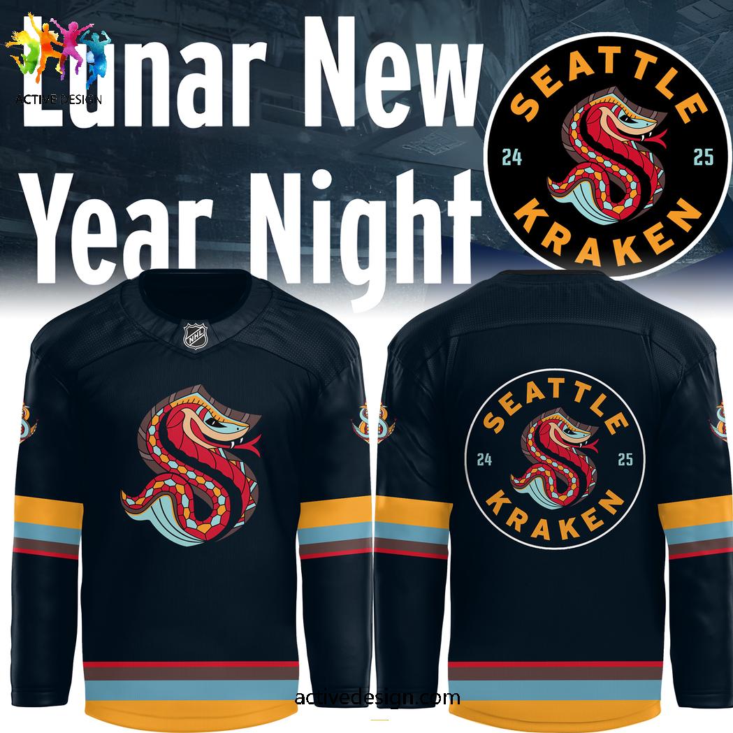 Seattle Kraken x Lunar New Year Night 2024-2025 Limited Edition Hockey Jersey Seattle Kraken x Lunar New Year Night 2024-2025 Limited Edition Hockey Jersey
