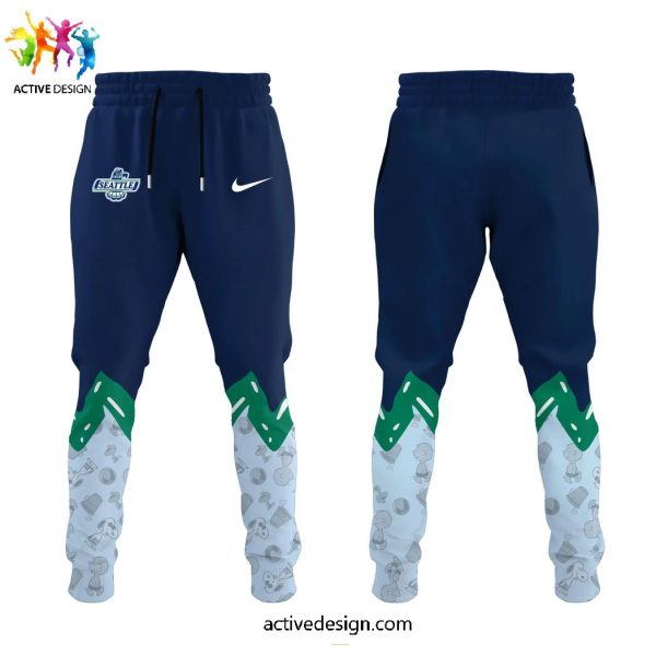 Seattle Thunderbirds x Peanuts & Snoopy Holiday Speciality Limited Edition Hoodie Long Pants Cap