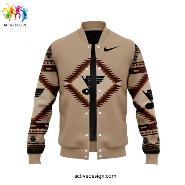 St. Louis Blues x Native American Heritage Month New Special Baseball Jacket