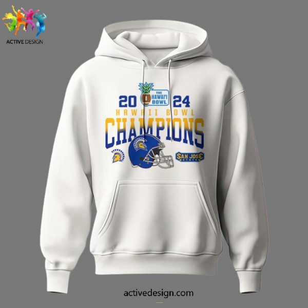 The Hawaii Bowl 2024 Champions San Jose Sate Limited Hoodie Longpants Cap