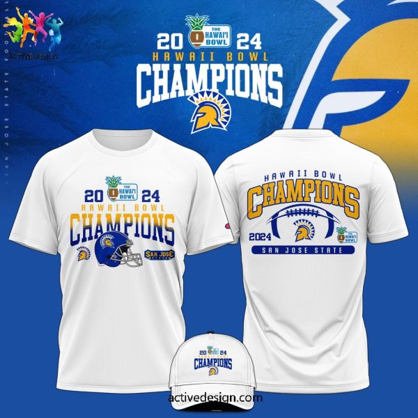 The Hawaii Bowl 2024 Champions San Jose Sate Limited Hoodie Longpants Cap