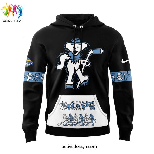Toledo Walleye x Grateful Dead Night Limited Edition Hoodie Longpants Cap