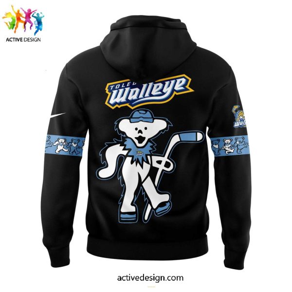 Toledo Walleye x Grateful Dead Night Limited Edition Hoodie Longpants Cap