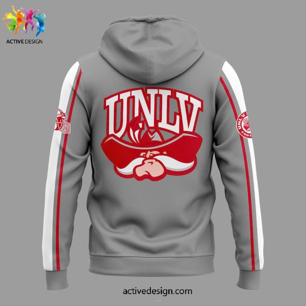 UNLV Rebels Football Gray For Glory 2024-25 Limited Edition Hoodie