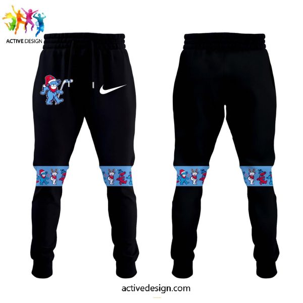 Utah Hockey x Grateful Dead Merry Christmas And Happy New Year Limited Edition Hoodie Long Pants Cap