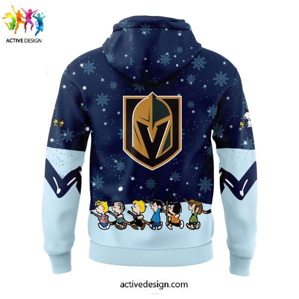 Vegas Golden Knights Snoopy x Peanuts Holiday Speciality Hoodie Long Pant Cap