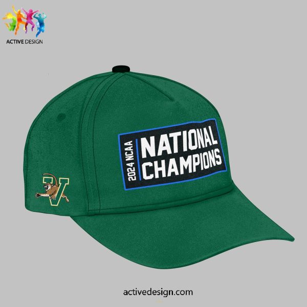 Vermont Catamounts 2024 NCAA Men’s Soccer Cup National Champs Limited Edition Green Zipper Hoodie Longpants Cap