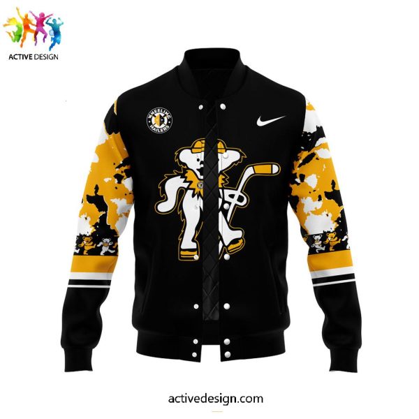 Wheeling Nailers Grateful Dead Night Special New Baseball Jacket