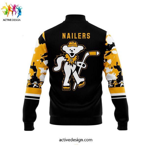 Wheeling Nailers Grateful Dead Night Special New Baseball Jacket