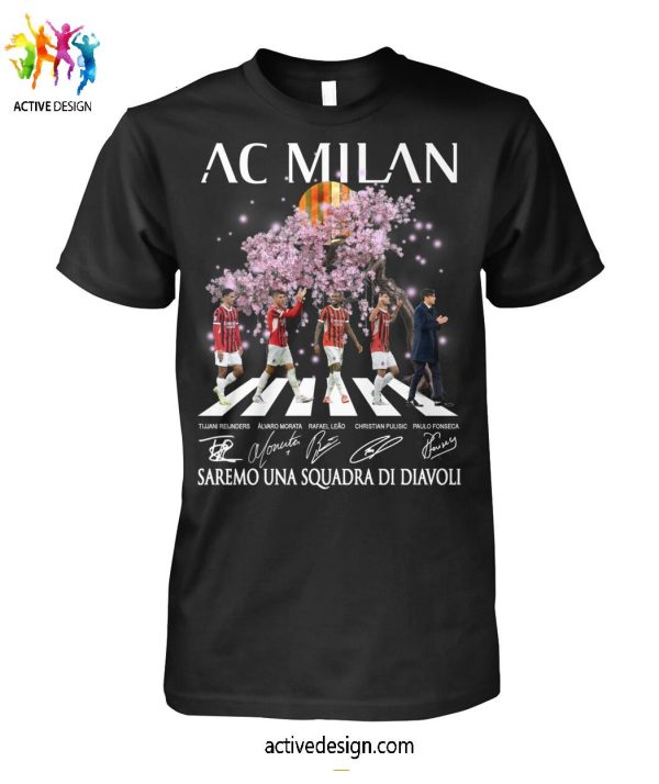AC Milan Valentine’s Day Gifts For Football Lovers Limited Edition T-Shirt