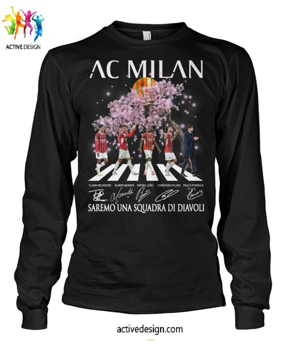 AC Milan Valentine’s Day Gifts For Football Lovers Limited Edition T-Shirt