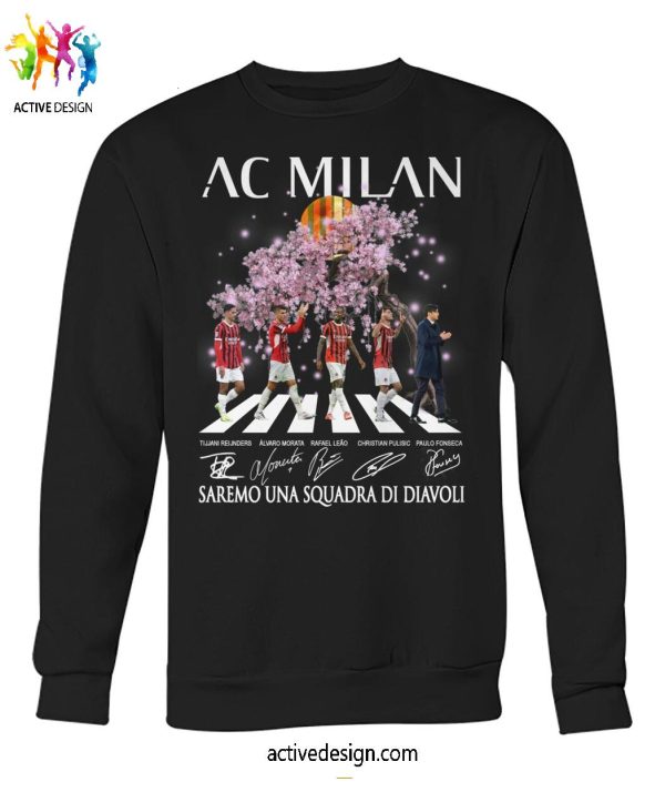 AC Milan Valentine’s Day Gifts For Football Lovers Limited Edition T-Shirt