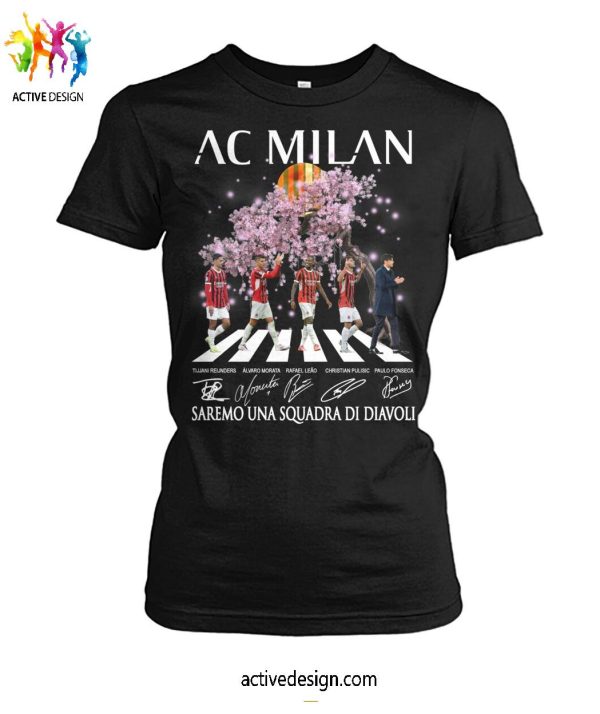 AC Milan Valentine’s Day Gifts For Football Lovers Limited Edition T-Shirt
