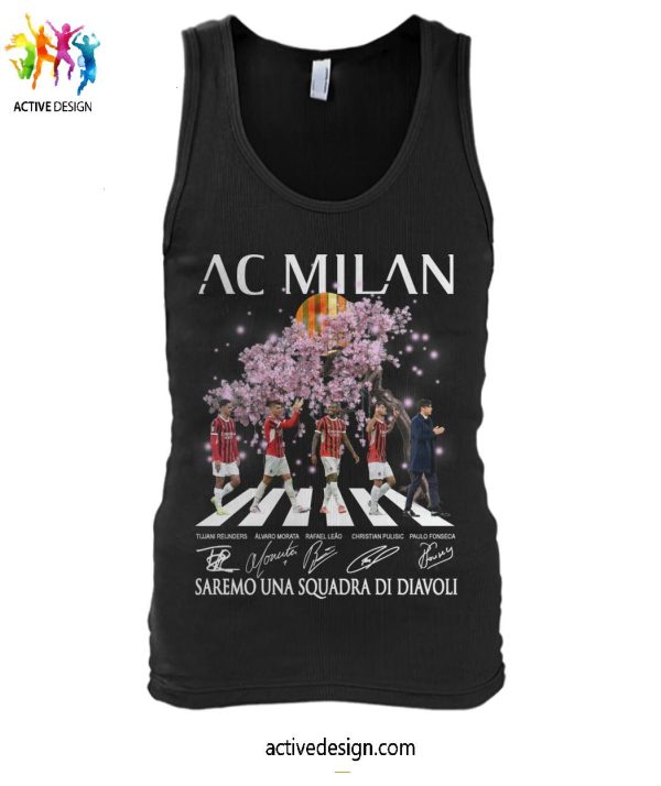 AC Milan Valentine’s Day Gifts For Football Lovers Limited Edition T-Shirt