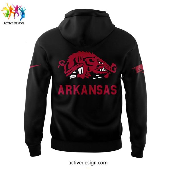 Arkansas Razorback Basketball Slobbering Hog Logo 2025 For Fans Hoodie Longpants Cap
