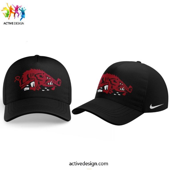 Arkansas Razorback Basketball Slobbering Hog Logo 2025 For Fans Hoodie Longpants Cap