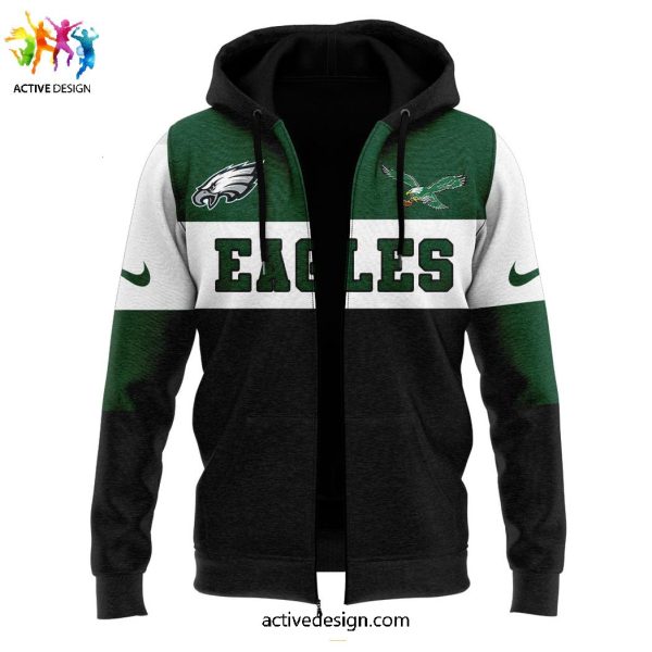 Lane Johnson x Philadelphia Eagles For Fans 2025 Limited Edition Zipper Hoodie Longpants Cap