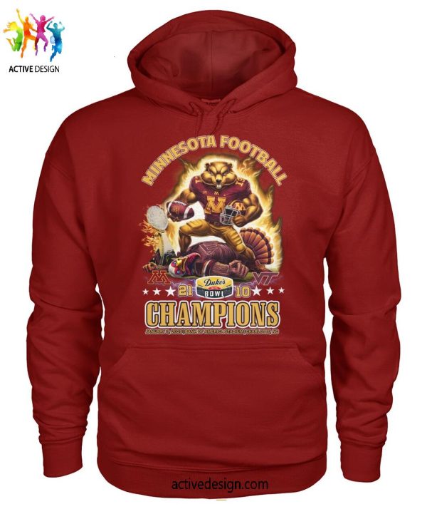 Minnesota Golden Gophers Football Duke’s Mayo Bowl Champions 2025 Limited Edition T-Shirt