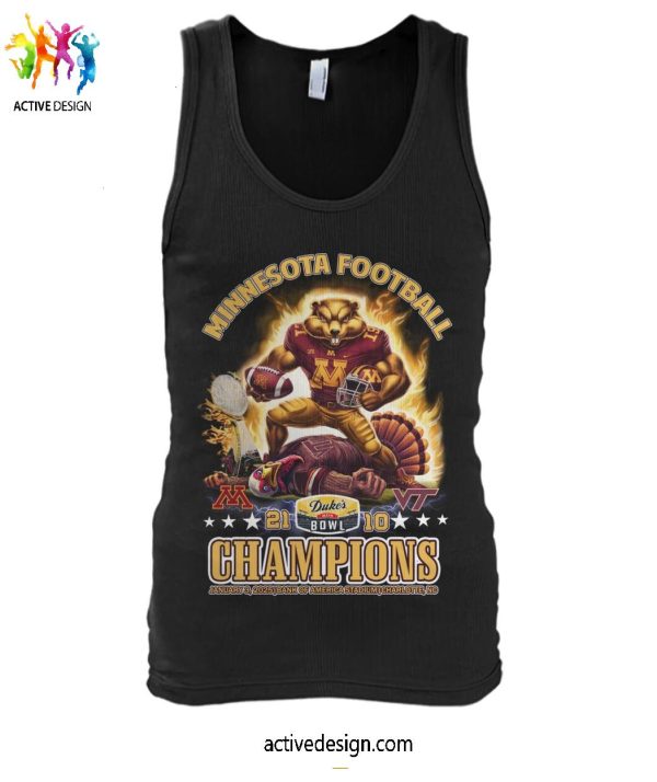 Minnesota Golden Gophers Football Duke’s Mayo Bowl Champions 2025 Limited Edition T-Shirt