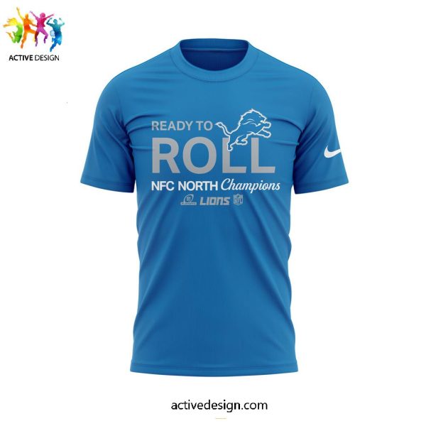 Ready To Roll NFC North Division Champions Detroit Lions Coach Dan Campbell 2025 Hoodie Longpants Cap