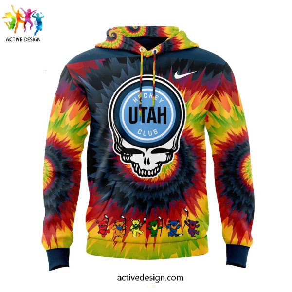Utah Hockey x Grateful Dead Night For Fans Specieal New Hoodie