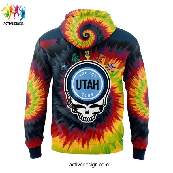 Utah Hockey x Grateful Dead Night For Fans Specieal New Hoodie
