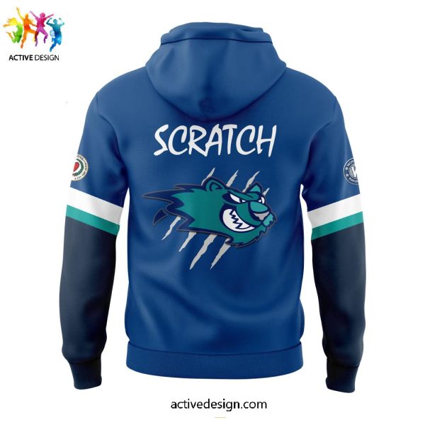 Worcester Railers ICECATS Logo New 2025 For Fans Hoodie Longpants Cap